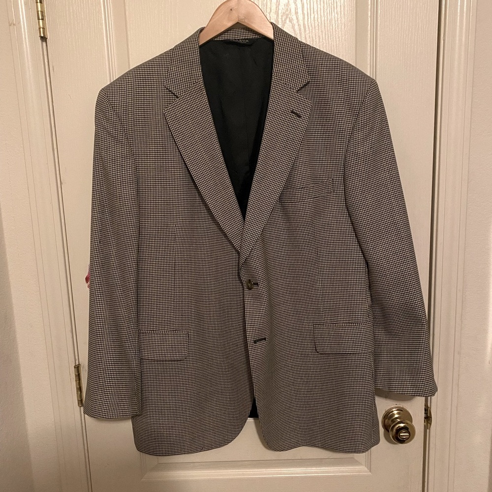 Vintage Jos A. Bank Wool Sport Coat 48r
